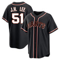 Fenge SF.Giants #51 Jung Hoo Lee Player Black Fashion Out Home Limited Stitched Jerseys