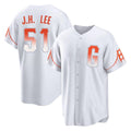 Fenge SF.Giants #51 Jung Hoo Lee Player White City Connect Home Game Stitched Jerseys