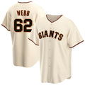 Fenge SF.Giants #62 Logan Webb Player Cream Home Game Stitched Jerseys