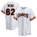 Fenge SF.Giants #62 Logan Webb Player White Home Game Stitched Jerseys