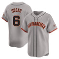 Fenge SF.Giants #6 Daniel Susac Player Gray Home Limited Stitched Jerseys