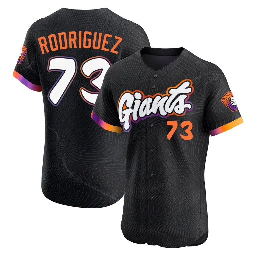 Fenge SF.Giants #73 Randy Rodriguez Player Black City Connect Home Limited Elite Stitched Jerseys