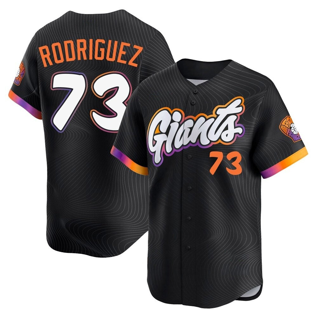 Fenge SF.Giants #73 Randy Rodriguez Player Black City Connect Home Limited Stitched Jerseys