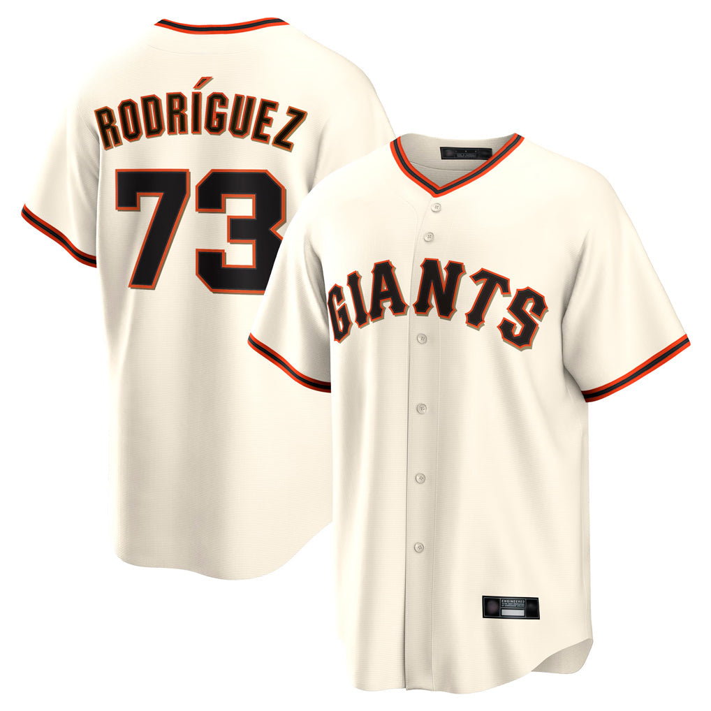 Fenge SF.Giants #73 Randy Rodriguez Player Cream Home Game Stitched Jerseys