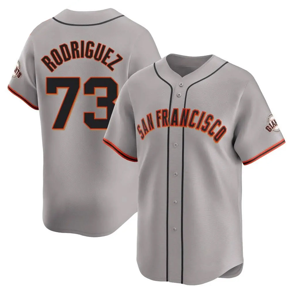 Fenge SF.Giants #73 Randy Rodriguez Player Gray Home Limited Stitched Jerseys
