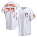 Fenge SF.Giants #73 Randy Rodriguez Player White City Connect Home Game Stitched Jerseys
