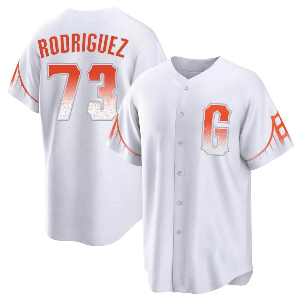 Fenge SF.Giants #73 Randy Rodriguez Player White City Connect Home Game Stitched Jerseys