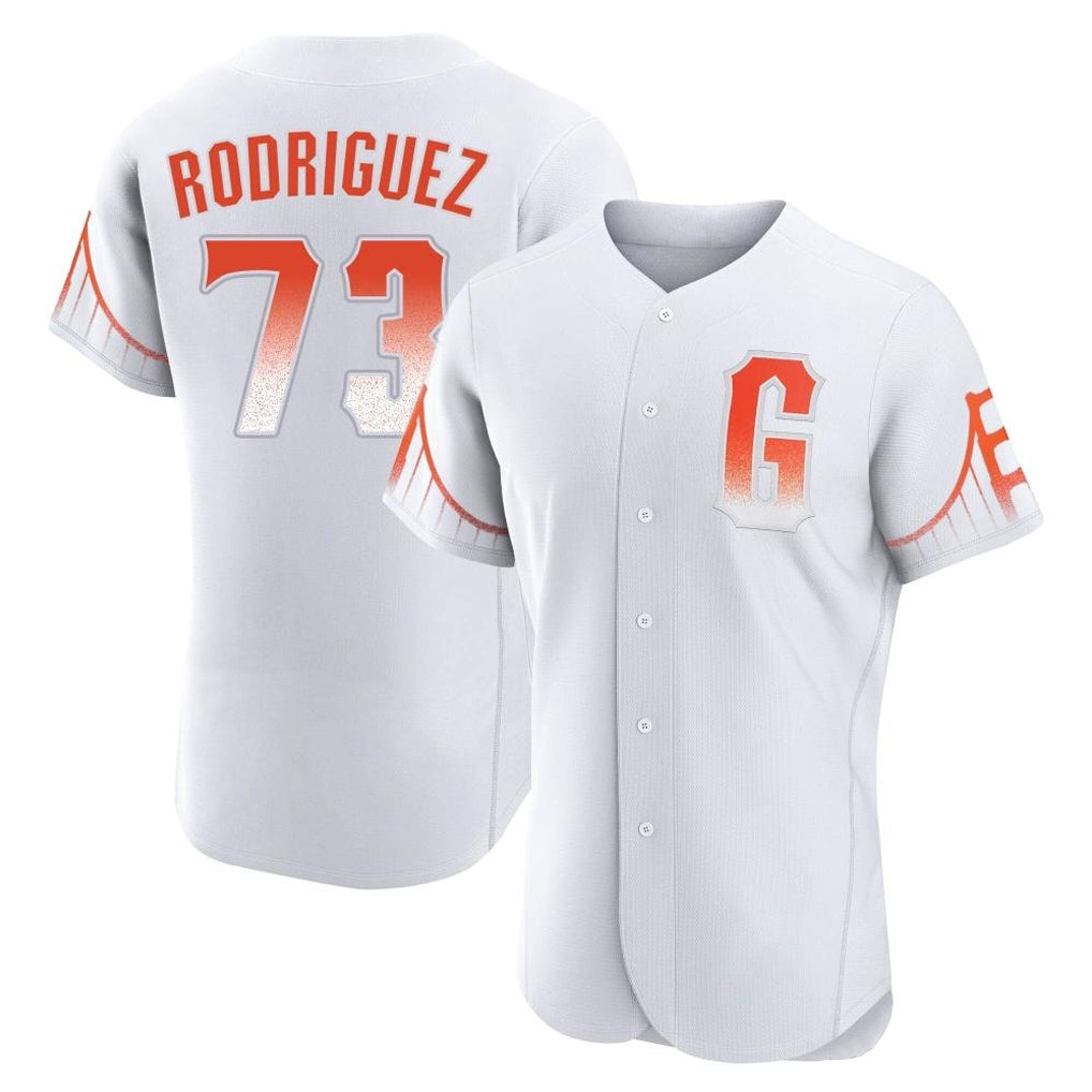 Fenge SF.Giants #73 Randy Rodriguez Player White City Connect Home Limited Elite Stitched Jerseys