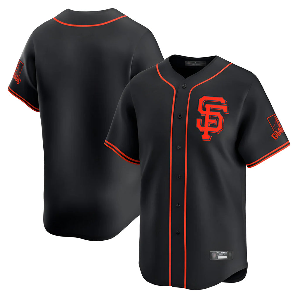 Fenge SF.Giants Blank Player Black 2026 Home Limited Stitched Jerseys