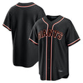 Fenge SF.Giants Blank Player Black Fashion Home Game Stitched Jerseys