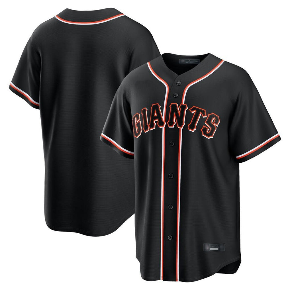 Fenge SF.Giants Blank Player Black Fashion Home Game Stitched Jerseys