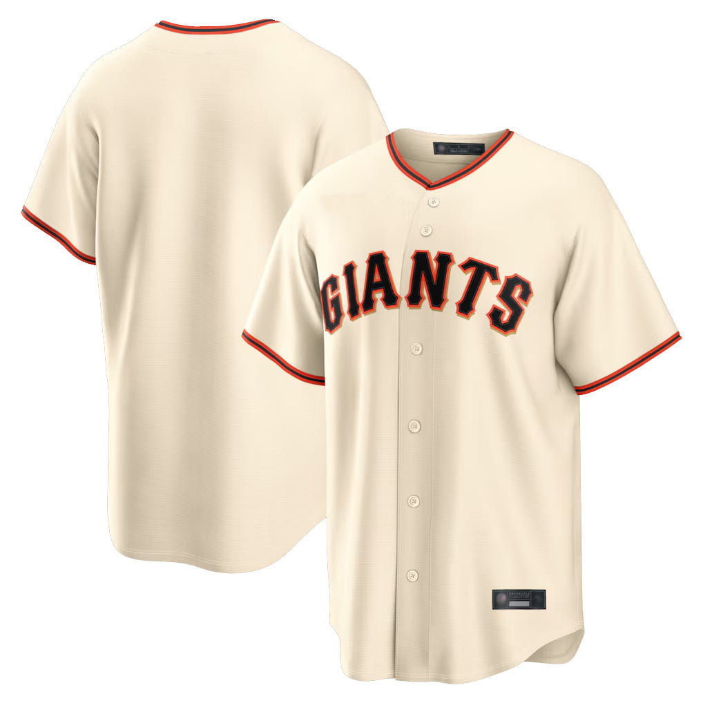 Fenge SF.Giants ## Giants Blank Player Cream Home Game Stitched Jerseys