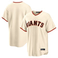 Fenge SF.Giants ## Giants Blank Player Cream Home Game Stitched Jerseys
