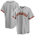 Fenge SF.Giants Blank Player Gray Home Game Stitched Jerseys