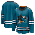 Fenge S.Jose Sharks Teal Home Breakaway Jerseys