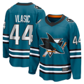 Fenge S.Jose Sharks #44 Marc-Edouard Vlasic Teal Home Breakaway Player Jerseys