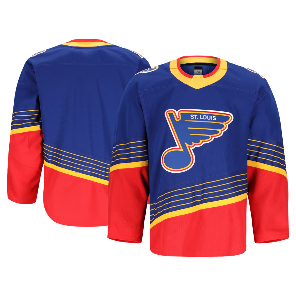 Fenge St.L.Blues Blue Alternate 2 Authentic Pro Jerseys