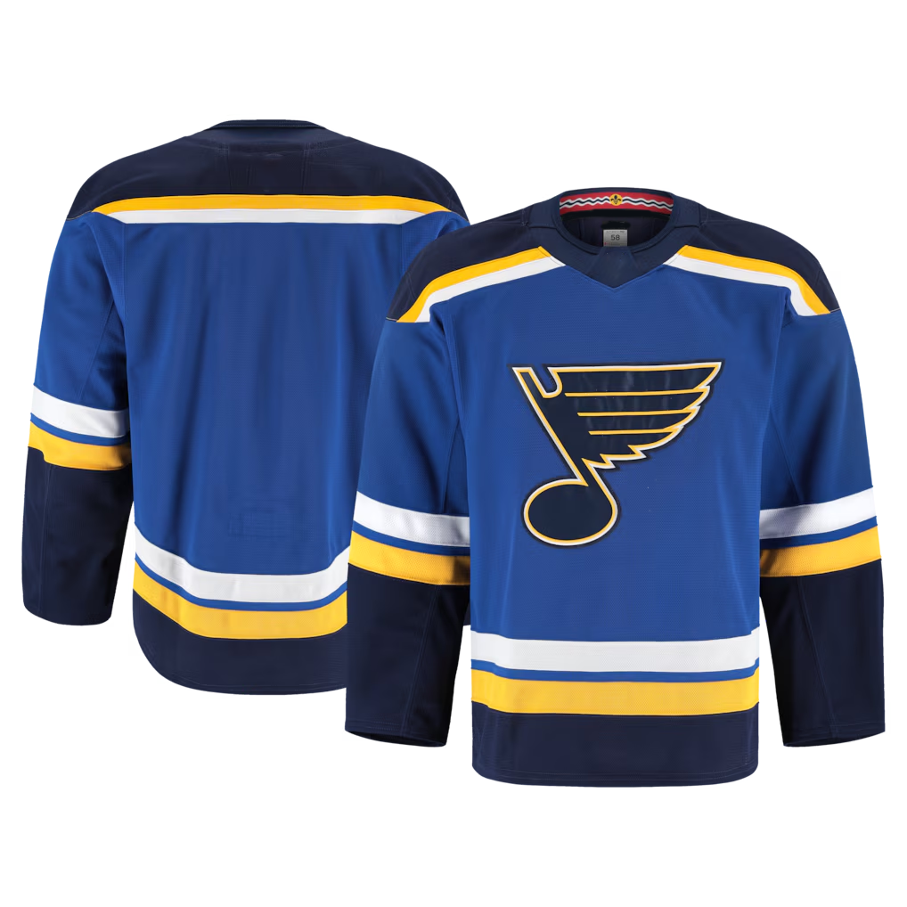 Fenge St.L.Blues Blue Alternate Authentic Pro Jerseys