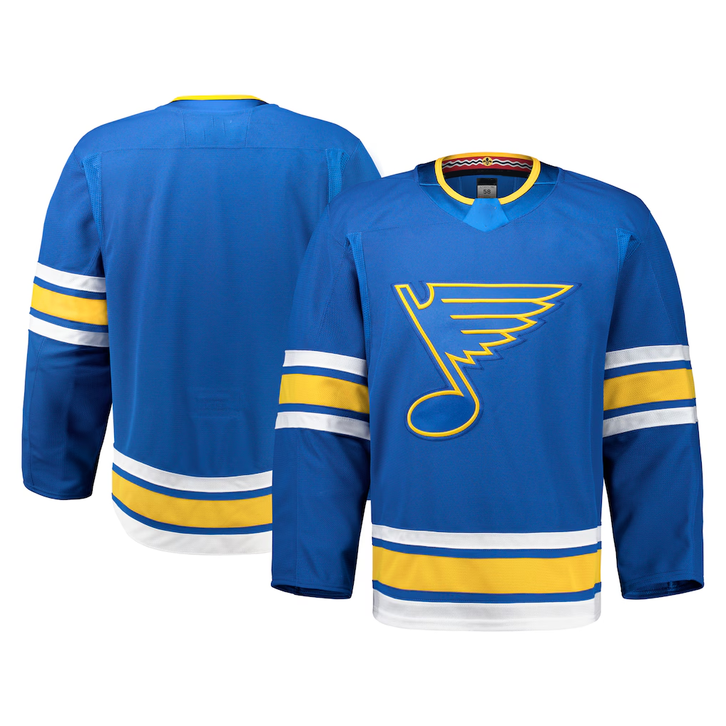 Fenge St.L.Blues Blue Home Authentic Pro Jerseys