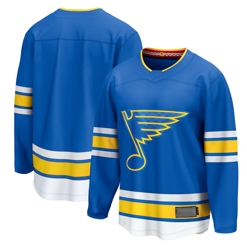 Fenge St.L.Blues Blue Home Breakaway Jerseys