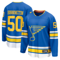 Fenge St.L.Blues #50 Jordan Binnington Blue Home Breakaway Jerseys