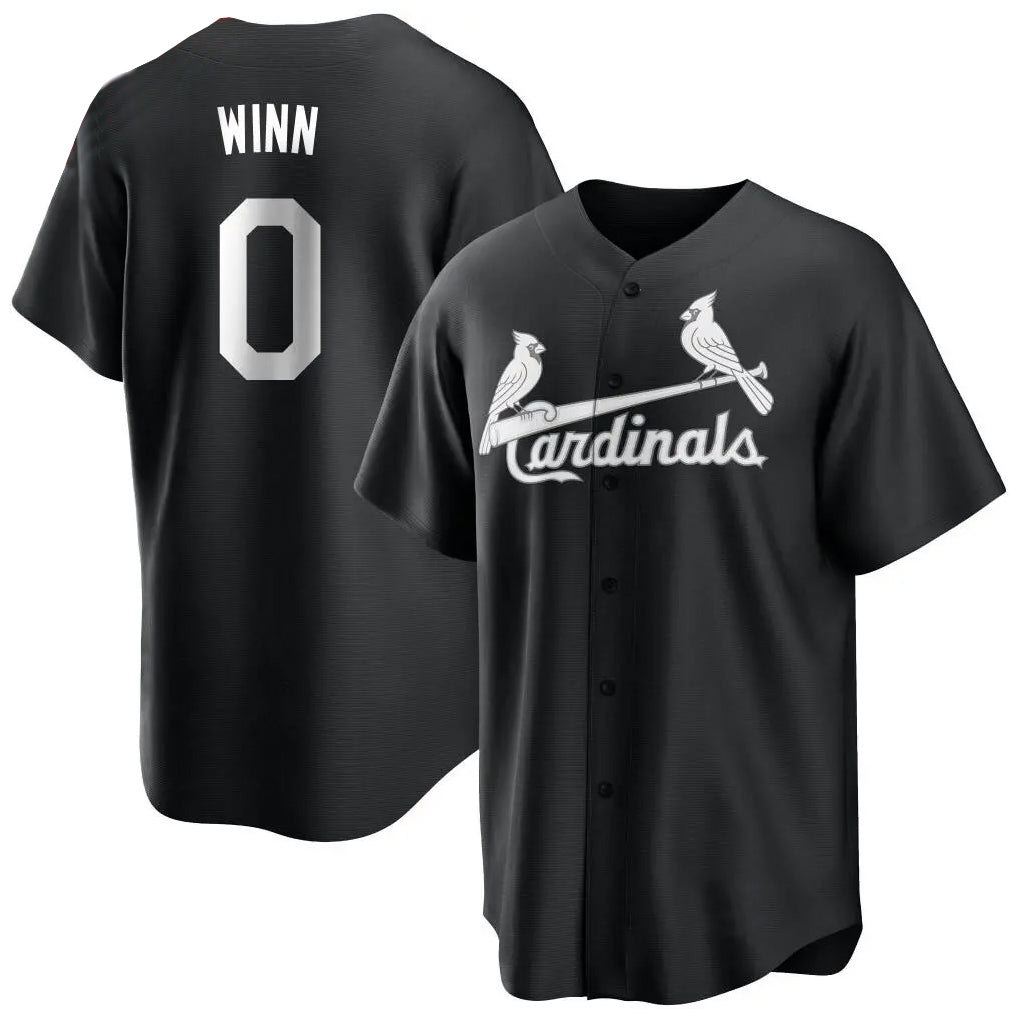 Fenge St. Louis Cardinals #0 Masyn Winn Player Black City Connect Home Limited Stitched Jerseys