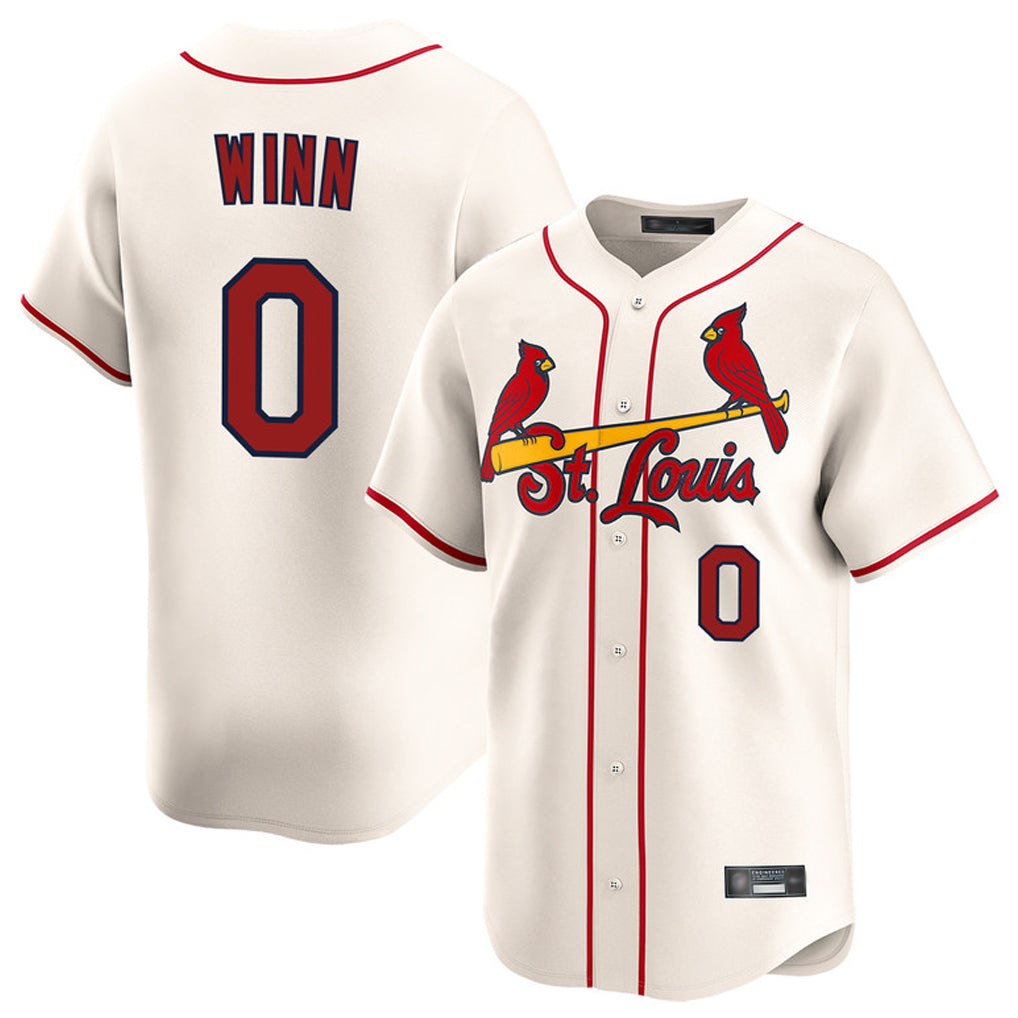 Fenge St. Louis Cardinals #0 Masyn Winn Player Cream Home Limited Stitched Jerseys
