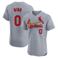 Fenge St. Louis Cardinals #0 Masyn Winn Player Gary Home Limited Elite Stitched Jerseys