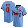 Fenge St. Louis Cardinals #0 Masyn Winn Player Light Blue City Connect Home T-shirt Stitched Jerseys