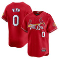Fenge St. Louis Cardinals #0 Masyn Winn Player Red City Connect Limited Stitched Jerseys