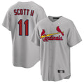 Fenge St. Louis Cardinals #11 Victor Scott II Player Gray Home Game Stitched Jerseys