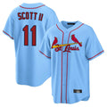 Fenge St. Louis Cardinals #11 Victor Scott II Player Light Blue Home Game Stitched Jerseys