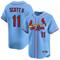 Fenge St. Louis Cardinals #11 Victor Scott II Player Light Blue Home Limited Stitched Jerseys