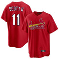 Fenge St. Louis Cardinals #11 Victor Scott II Player Red Home Game Stitched Jerseys