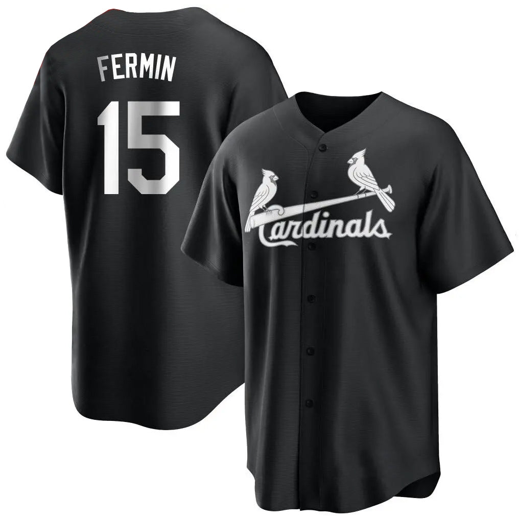 Fenge St. Louis Cardinals #15 Jose Fermin Player Black City Connect Home Limited Stitched Jerseys