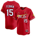 Fenge St. Louis Cardinals #15 Jose Fermin Player Red City Connect Limited Stitched Jerseys