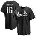 Fenge St. Louis Cardinals #16 Nolan Gorman Player Black City Connect Home Limited Stitched Jerseys