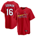Fenge St. Louis Cardinals #16 Nolan Gorman Player Red Home Game Stitched Jerseys