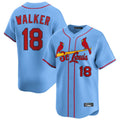 Fenge St. Louis Cardinals #18 Jordan Walker Player Light Blue Home Limited Stitched Jerseys