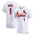 Fenge St. Louis Cardinals #1 Ozzie Smith Player White Home Limited Elite Stitched Jerseys