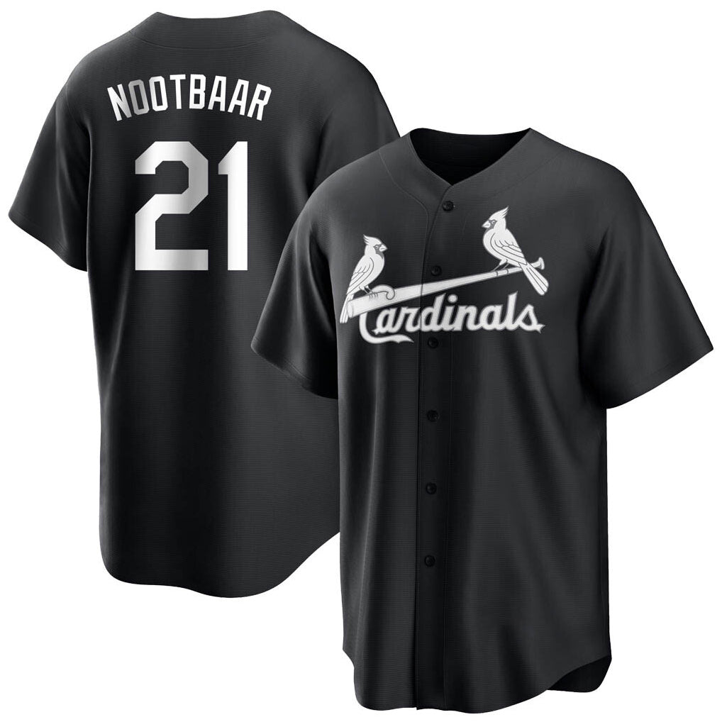 Fenge St. Louis Cardinals #21 Lars Nootbaar Player Black City Connect Home Limited Stitched Jerseys