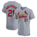 Fenge St. Louis Cardinals #21 Lars Nootbaar Player Gary Home Limited Elite Stitched Jerseys