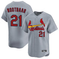 Fenge St. Louis Cardinals #21 Lars Nootbaar Player Gary Home Limited Stitched Jerseys