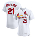 Fenge St. Louis Cardinals #21 Lars Nootbaar Player White Home Limited Elite Stitched Jerseys