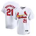 Fenge St. Louis Cardinals #21 Lars Nootbaar Player White Home Limited Stitched Jerseys