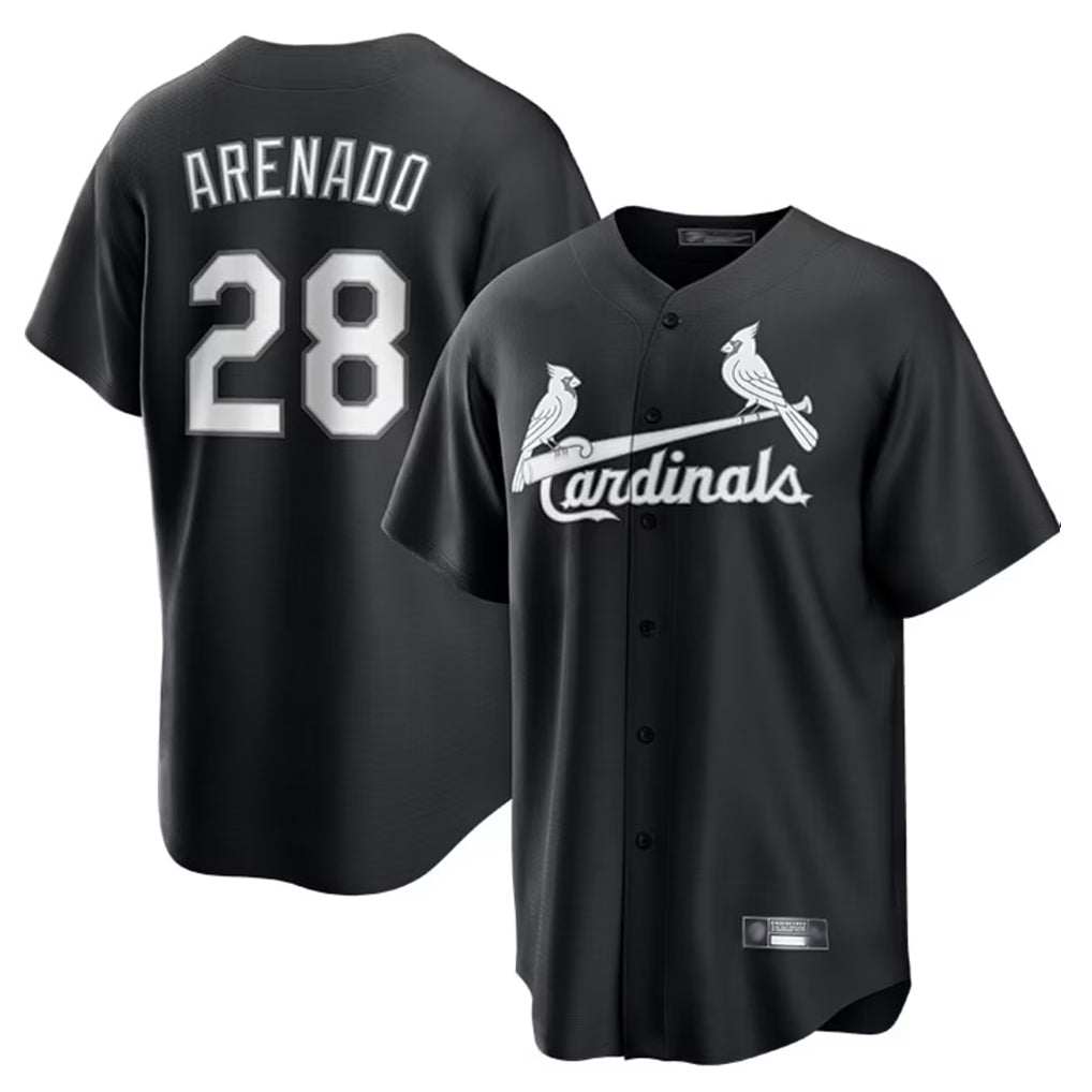 Fenge St. Louis Cardinals #28 Nolan Arenado Player Black City Connect Home Limited Stitched Jerseys
