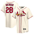 Fenge St. Louis Cardinals #28 Nolan Arenado Player Cream Home Game Stitched Jerseys