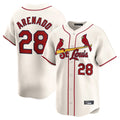 Fenge St. Louis Cardinals #28 Nolan Arenado Player Cream Home Limited Stitched Jerseys