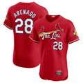 Fenge St. Louis Cardinals #28 Nolan Arenado Player Red City Connect Limited Elite Stitched Jerseys