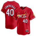 Fenge St. Louis Cardinals #40 Willson Contreras Player Red City Connect Limited Stitched Jerseys